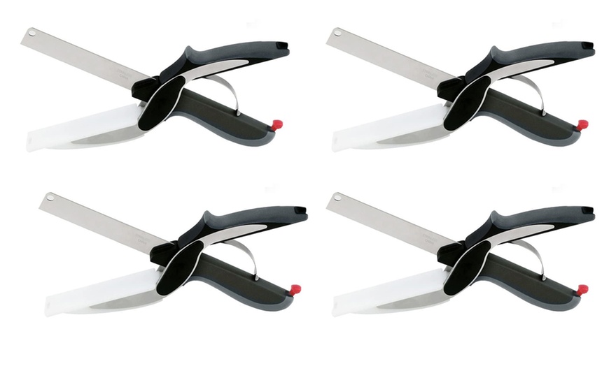 Image 4: One, Two or Four Two-in-One Kitchen Cutters