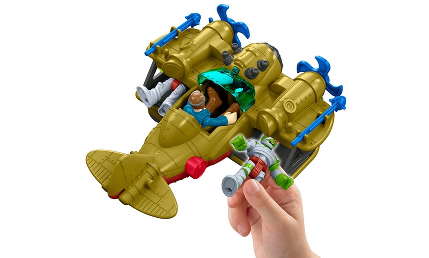 Image 3: Fisher-Price Imaginext Plane Toy