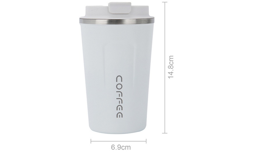 Image 19: Travel-Friendly Insulated Stainless Steel Coffee Mug