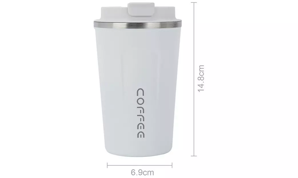 Travel-Friendly Insulated Stainless Steel Coffee Mug
