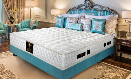 Matelas marque 19V69, modèle DOLCE VITA à ressort ensachés, accueil mémoire de forme