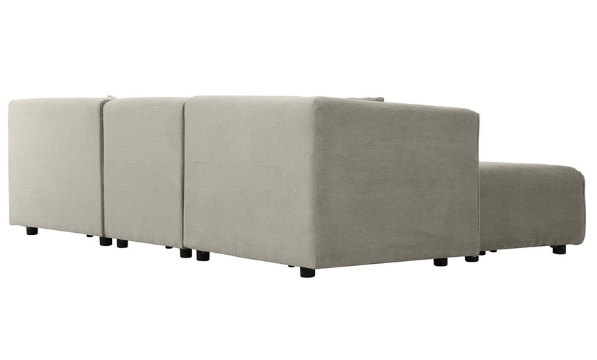 Image 39: Canapé modulable 3 ou 4 places avec pouf en velours côtelé de Kocoon