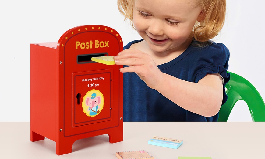 Image 6: Wooden Post Box Toy for Kids