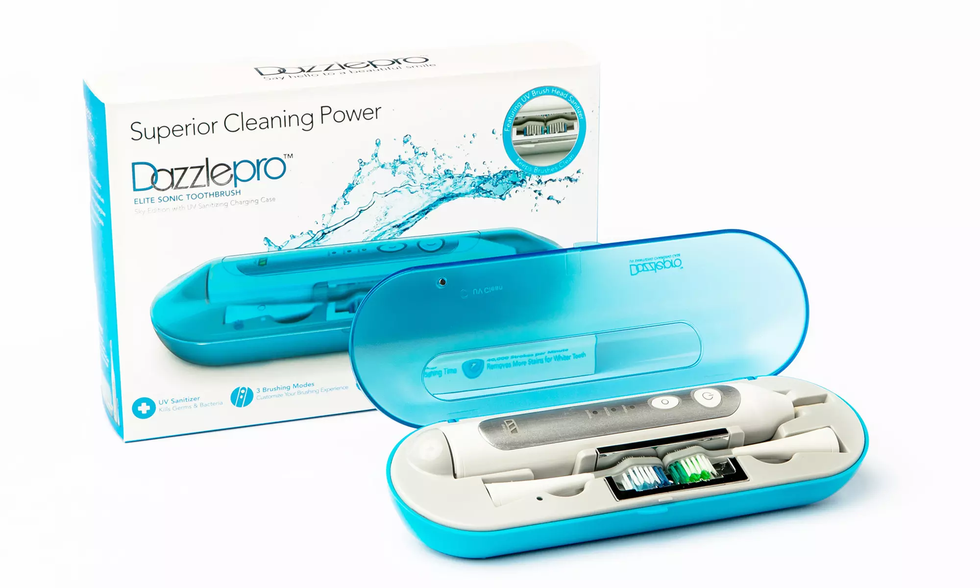 Elite Sonic Toothbrush with USB Sanitizing Storage Case - Second Medium