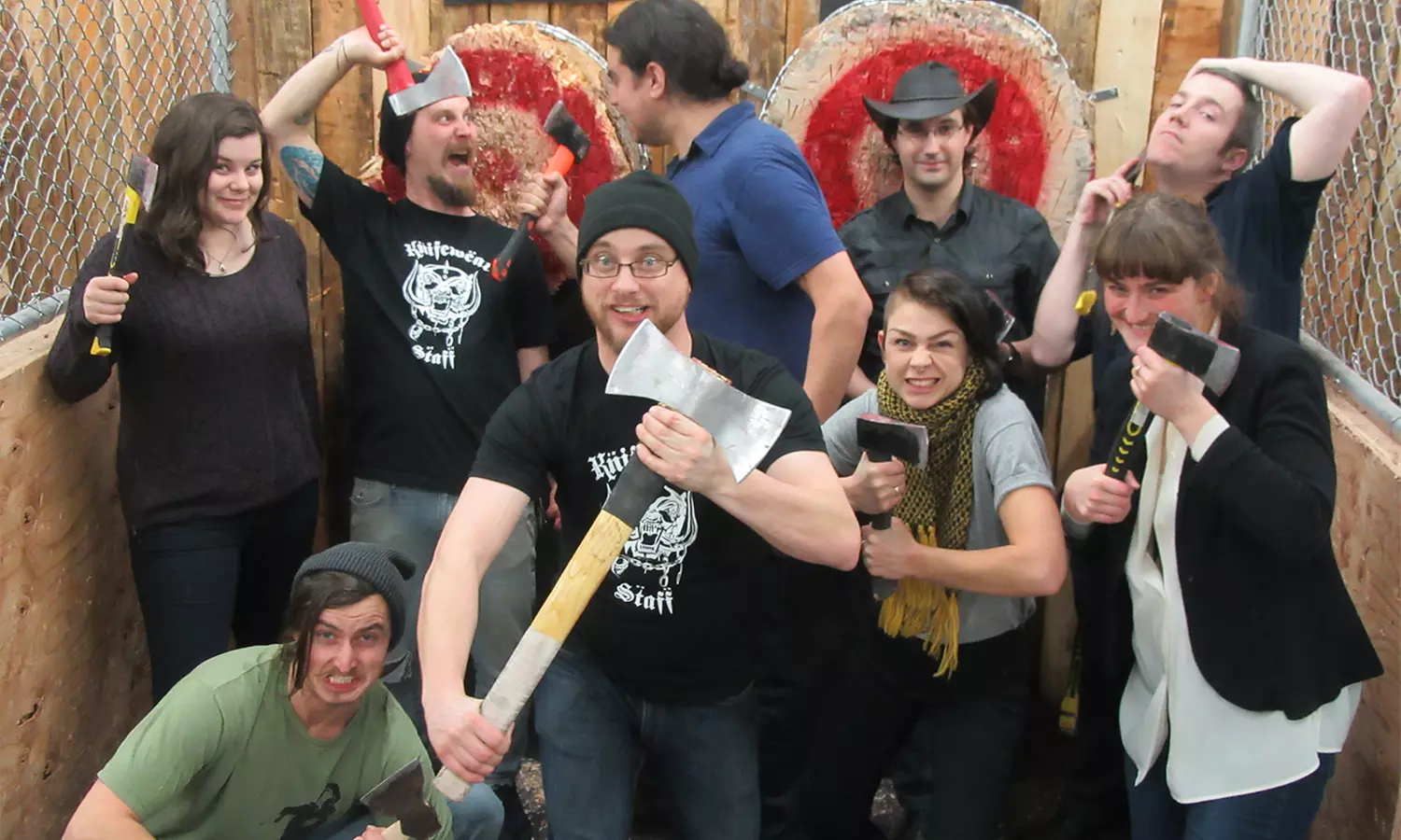 60-Minute Axe or Knife Throwing Session for Two at Axehole (Up to 26% Off) - Primary Image