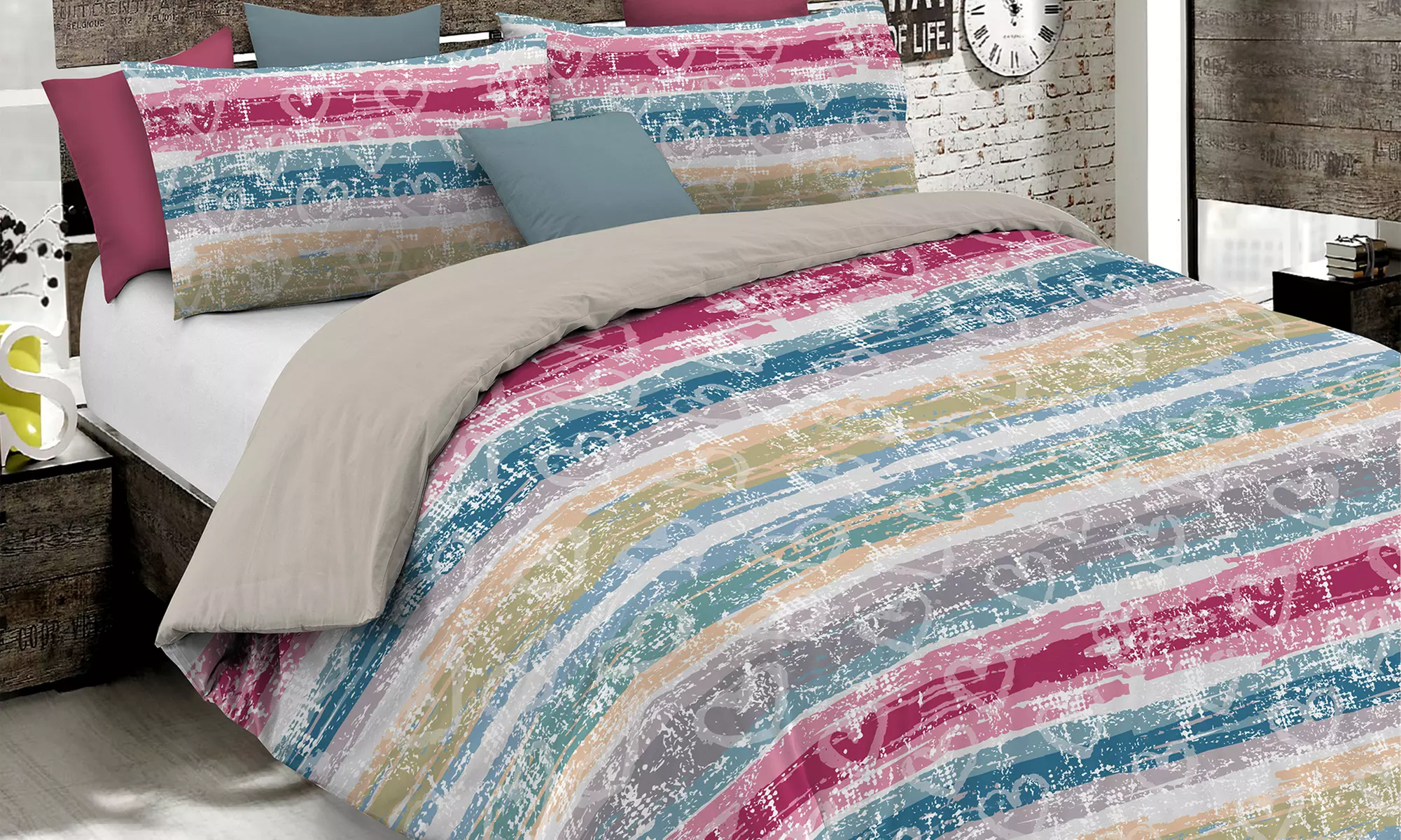 Copripiumino Fashion Made in Italy no stiro Datex