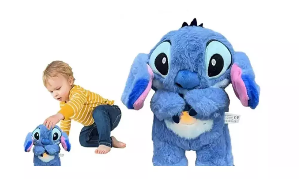 Peluche antistress per sollievo da ansia ispirati a Stitch