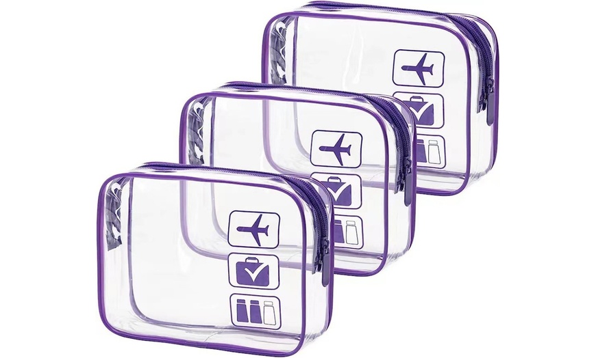 Image 9: Transparent Travel Toiletries Storage Bag 