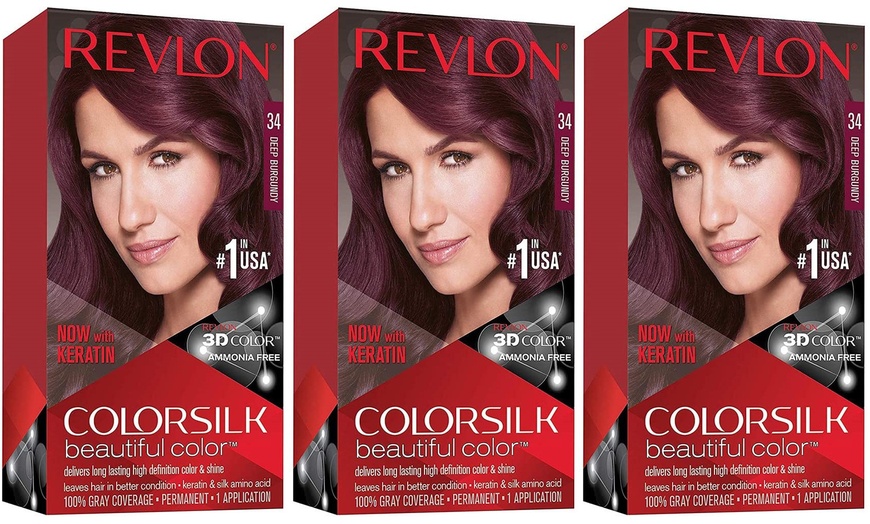 Image 22: Revlon Colorsilk Permanent Hair Colour Three-Pack