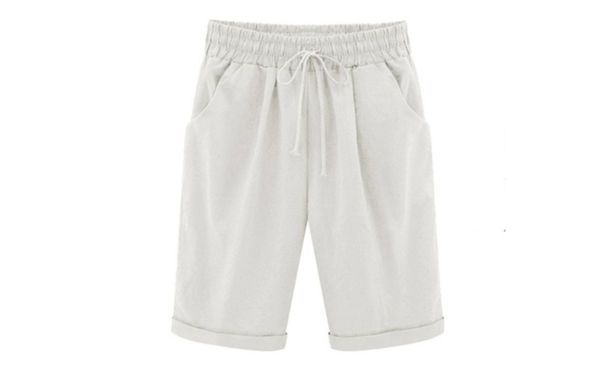 Image 11: Linen Short Pants