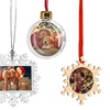 Image 2: Personalized Photo Christmas Ornaments - Up to 32% Off