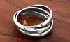 Stainless Steel Intertwined Triple Band Ring
