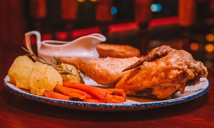 Choice of Sunday Roast for Two with a Glass of Wine or Beer - Bonnie Rogues
