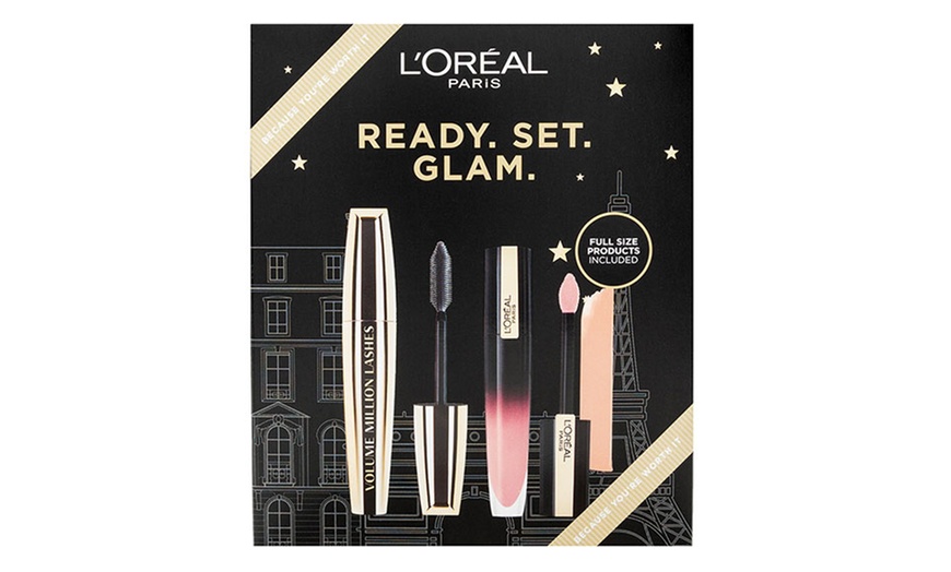 Image 3: Two L'Oreal Paris Ready Set Glam Gift Sets