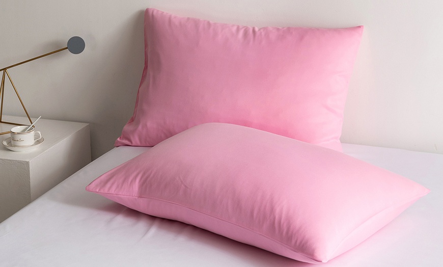 Image 26: Fitted Bed Sheet in choice of sizes with optional Pillow Case