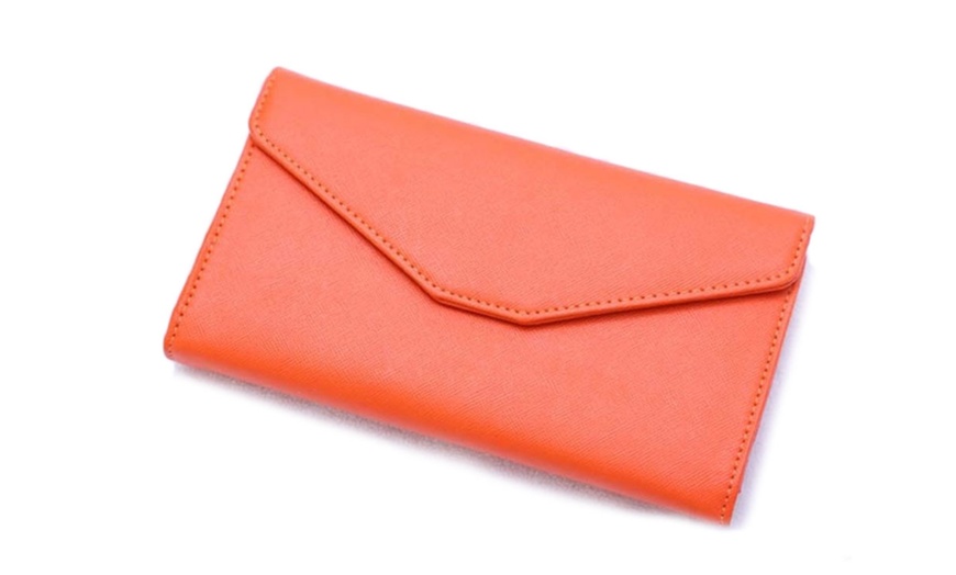 Image 8: Women's Multi-Compartment Envelope Wallet