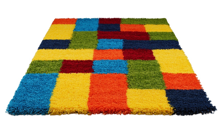 Image 9: Multicolour Shaggy Rug