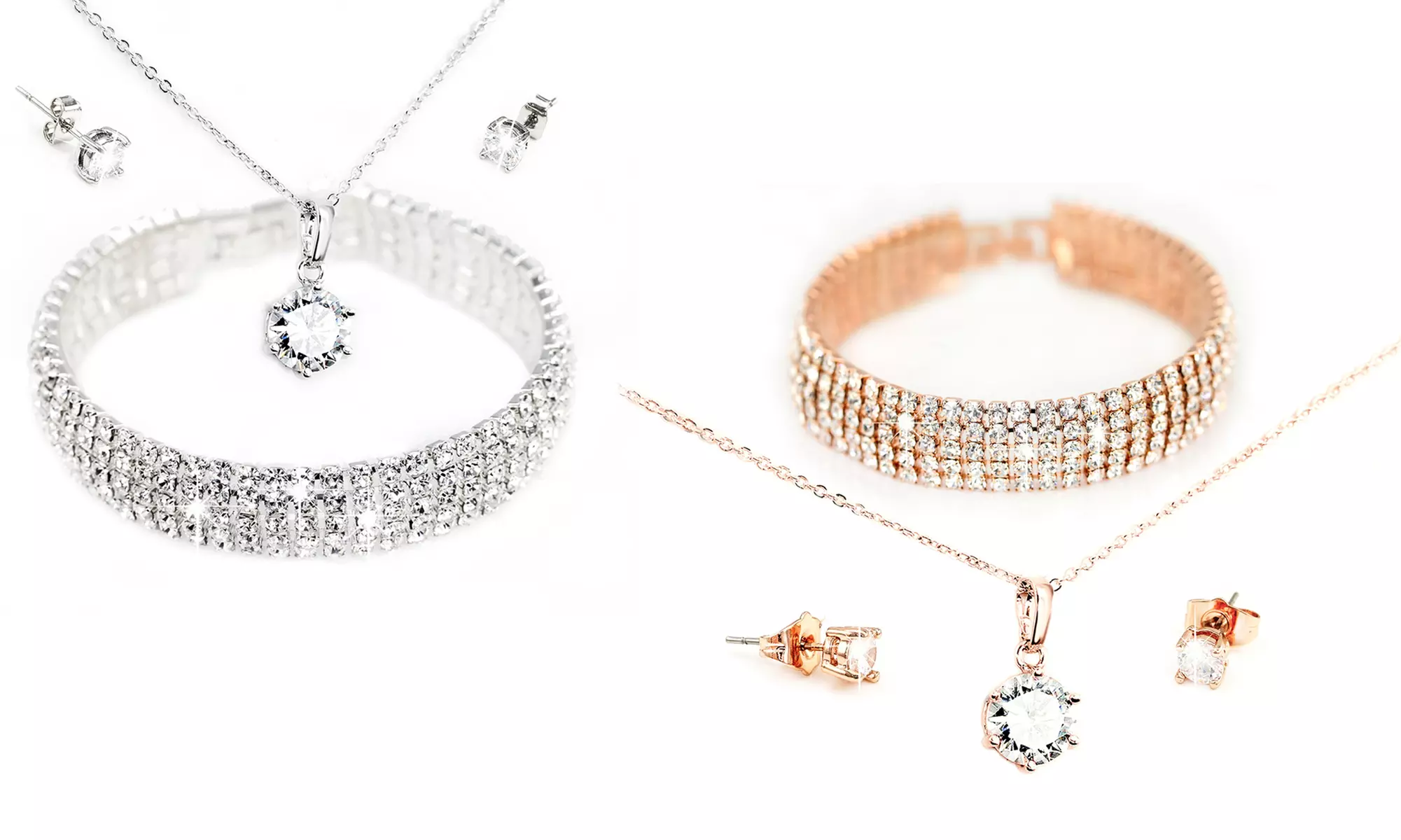 1 of 2 'Steller' sieradensets versierd met Swarovski®-kristallen