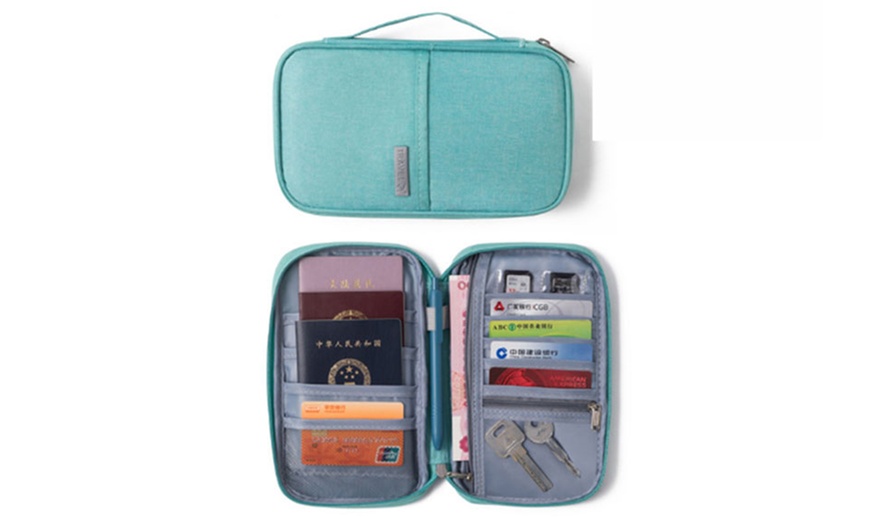 Image 6: Travel Document Organiser Wallet