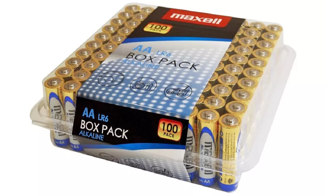 Fino a 200 batterie alcaline Maxell AA e AAA alcaline