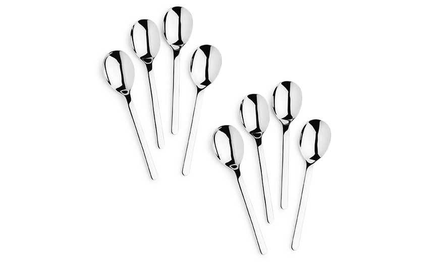 Image 11: Polished Steel Cutlery Set