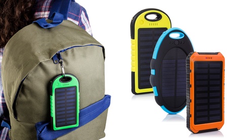 Powerbank ad energia solare disponibile in 3 modelli e 5 colori