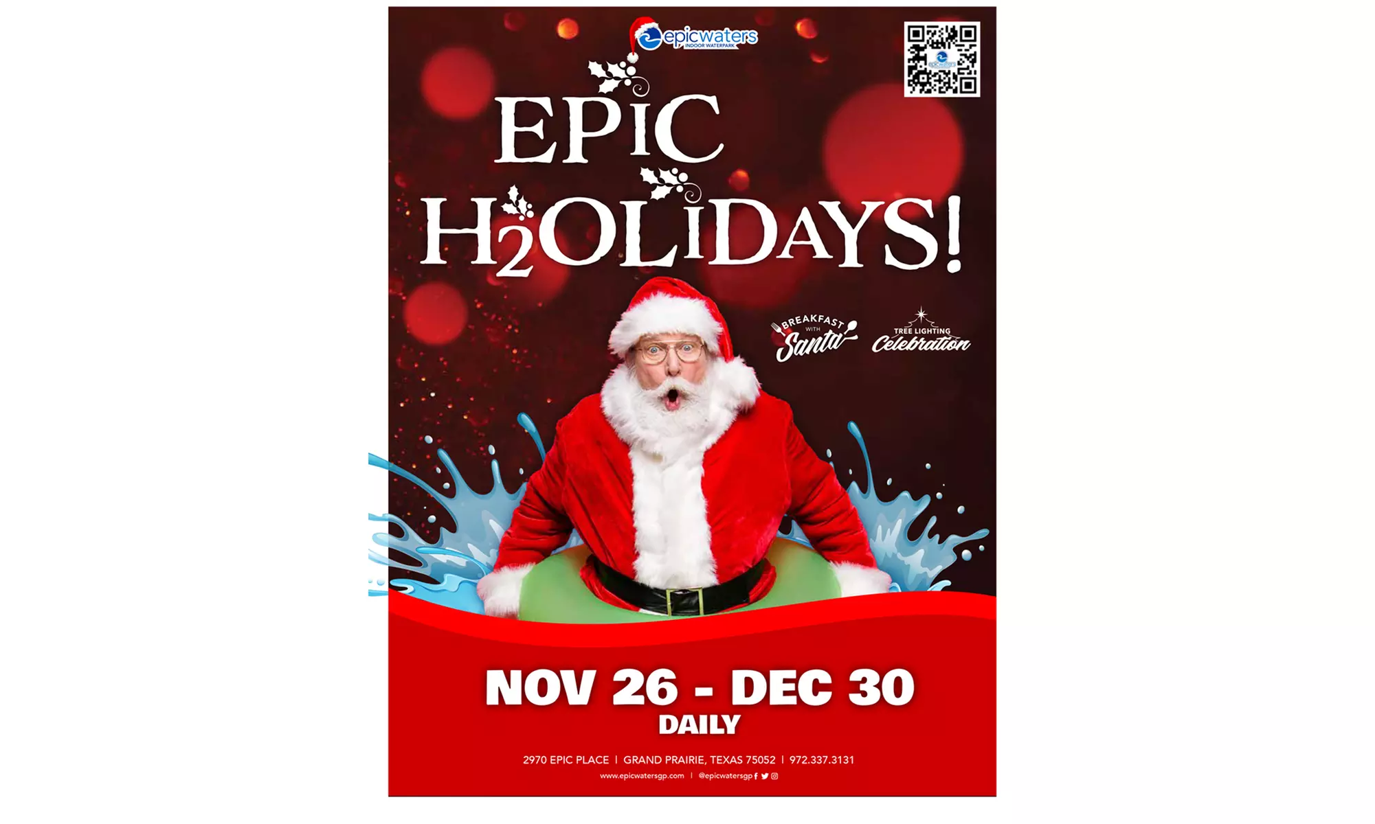 Water-Park Admission at Epic Waters Indoor Waterpark (Up to 45% Off)  - Second Medium