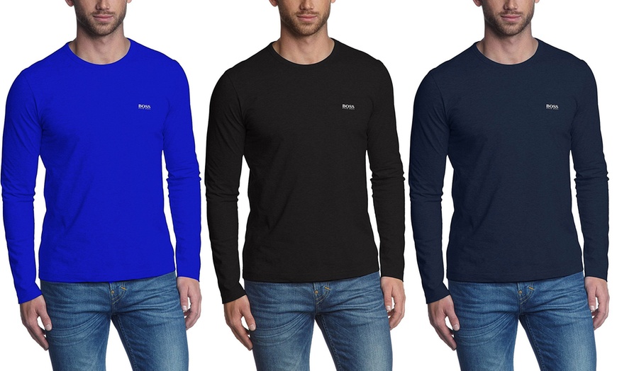 Image 1: Hugo Boss Long Sleeve T-Shirt