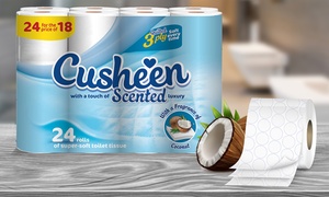 24 Rolls Cusheen Toilet Paper