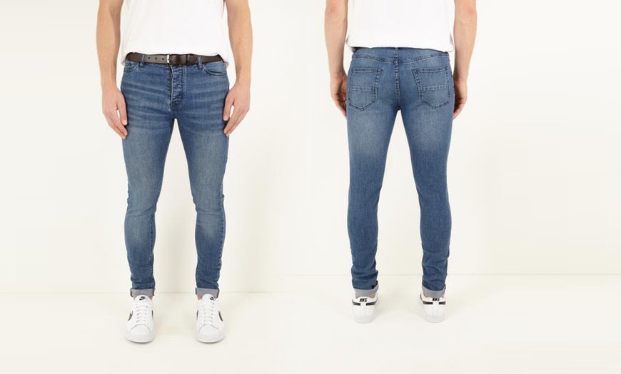 Image 3: Brave Soul Men's Skinny Jeans