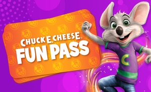 Silver or Gold 2-Month Unlimited Fun Pass from Chuck E. Cheese