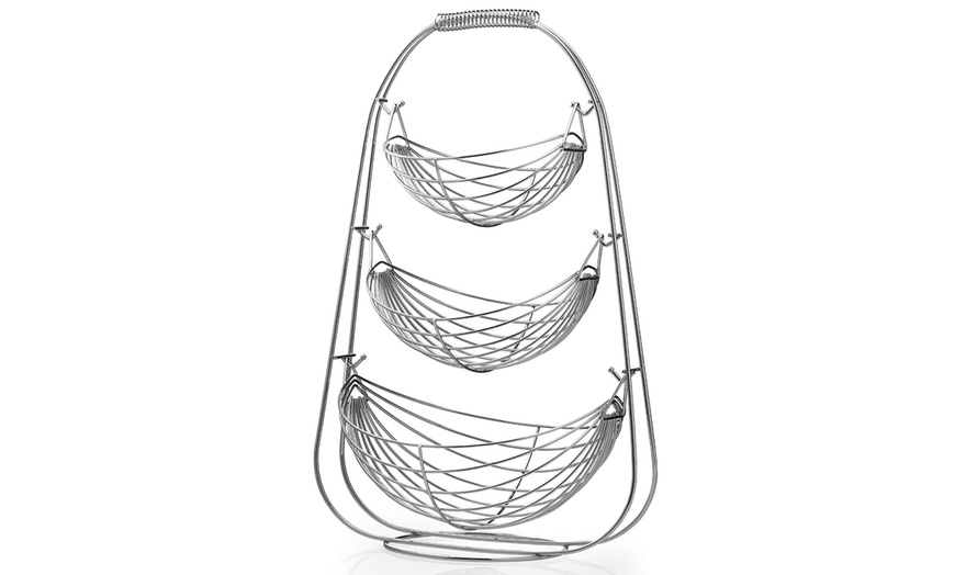 Image 6: 2- or 3-Tier Chrome Fruit Hammock