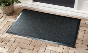 Heavy-Duty Non-Slip Dirt Rubber-Edged Barrier Door Mat