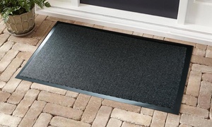 Heavy-Duty Non-Slip Dirt Rubber-Edged Barrier Door Mat