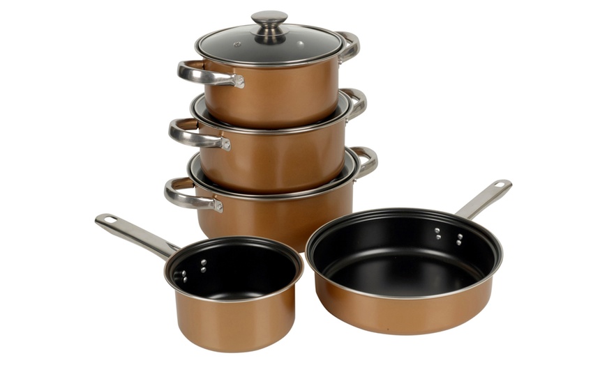 Image 2: URBN-CHEF 8-Piece Cookware Set