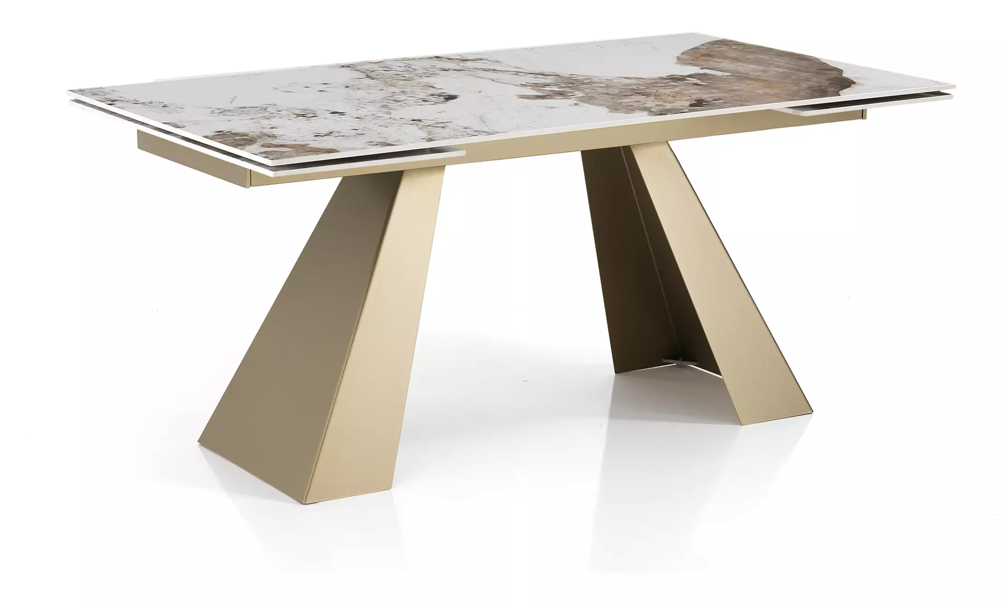 Tomasucci ausziehbarer Esstisch Hut, Jorum oder Tychi Onice White