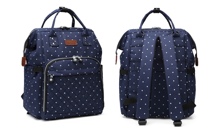 Image 12: Miss Lulu Functional Backpack