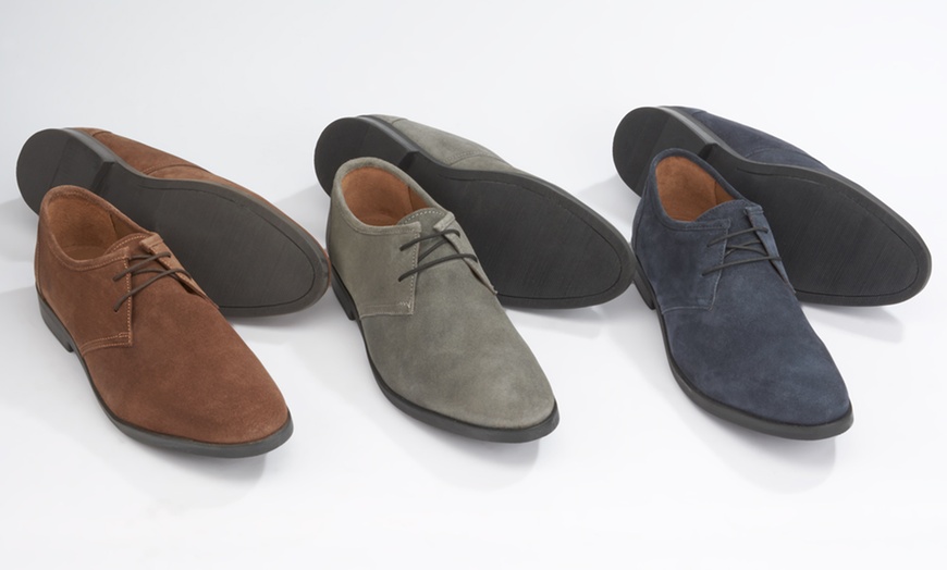 Image 3: Men's Suede Desert Shoes