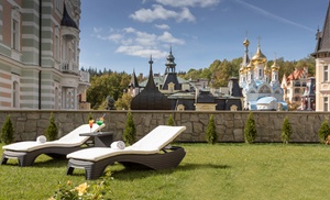 Karlovy Vary: Tweeperskamer halfpension, spa en wellness