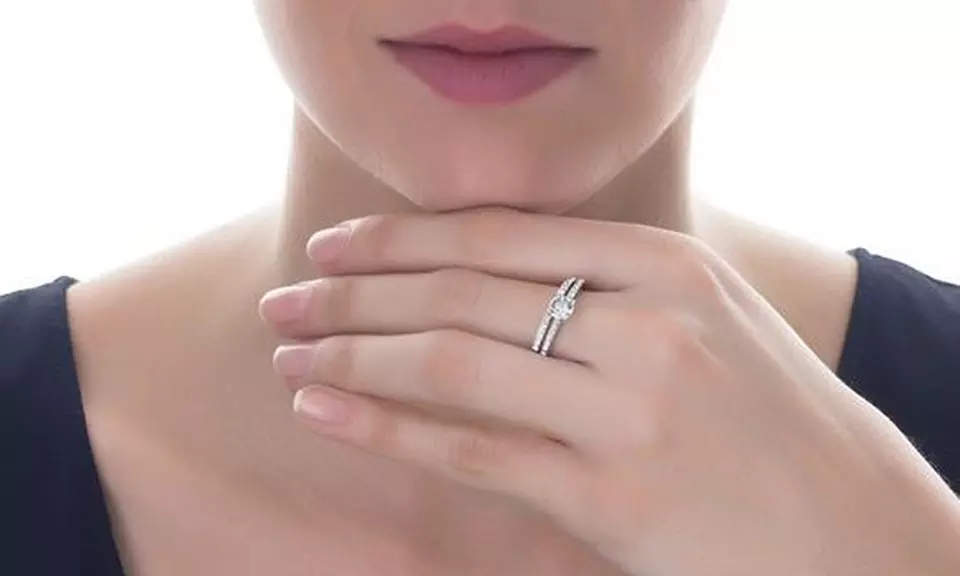 Bague Diamond Gioielli Firenze ornée de cristaux Swarovski® - Image 2