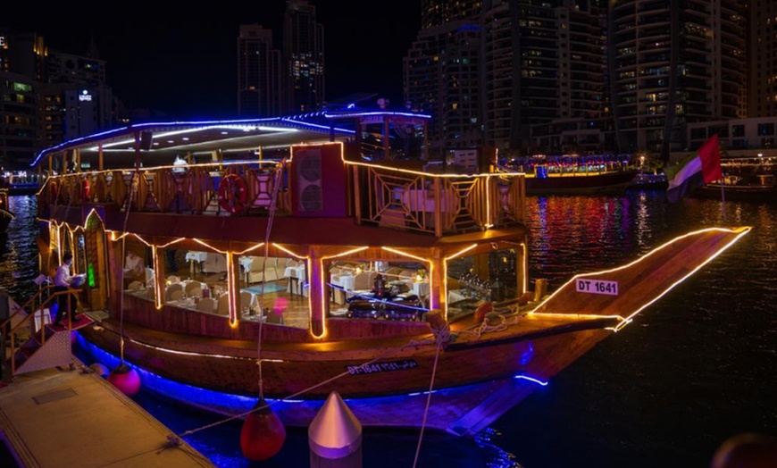 Image 8: A Memorable Evening with Two Hour Dubai Marina Dhow Cruise Dinner