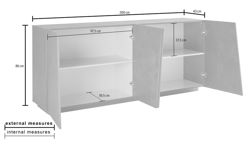 Image 4: Credenza dal design moderno