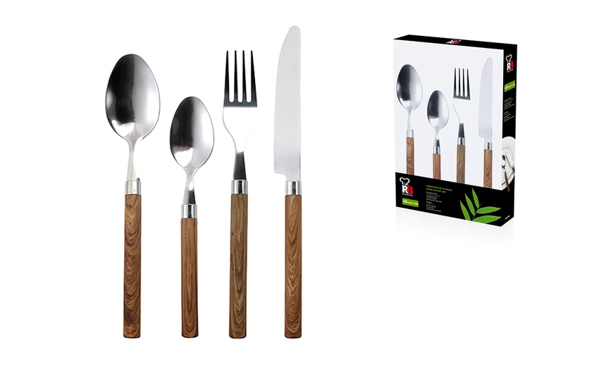 Image 3: Bergner 24-Pieces Cutlery Set