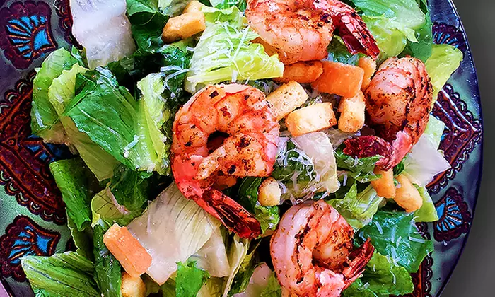 Seafood, Sandwiches, and Salads at Stomping Grounds Grille (Up to 50% Off). Three Options Available. - Primary Image