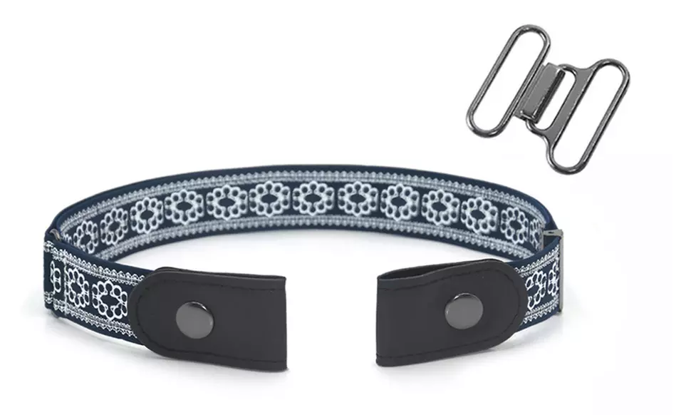 1x oder 2x schnallenloser, elastischer Gürtel