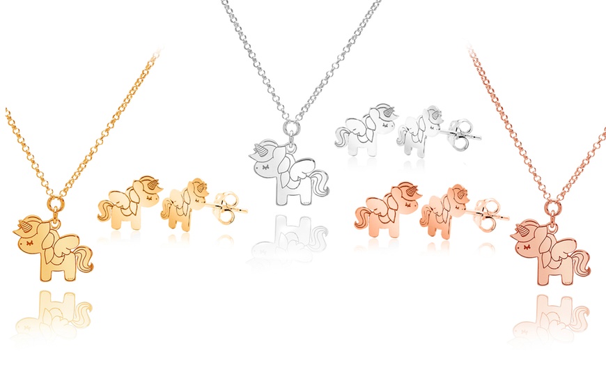 Image 1: Bijoux Licorne en Argent 925