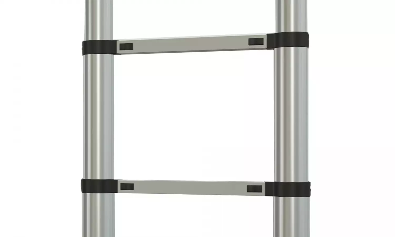 Échelle télescopique en aluminium rétractable de Herzberg