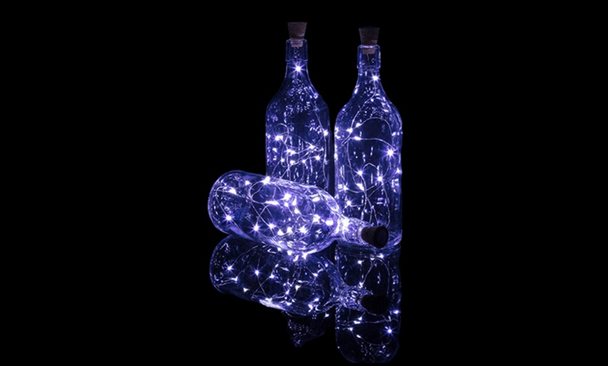 Image 2: One, Two or Three Decorative Bottle Fairy String Lights