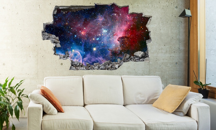 Image 8: 3D Broken Wall Sticker