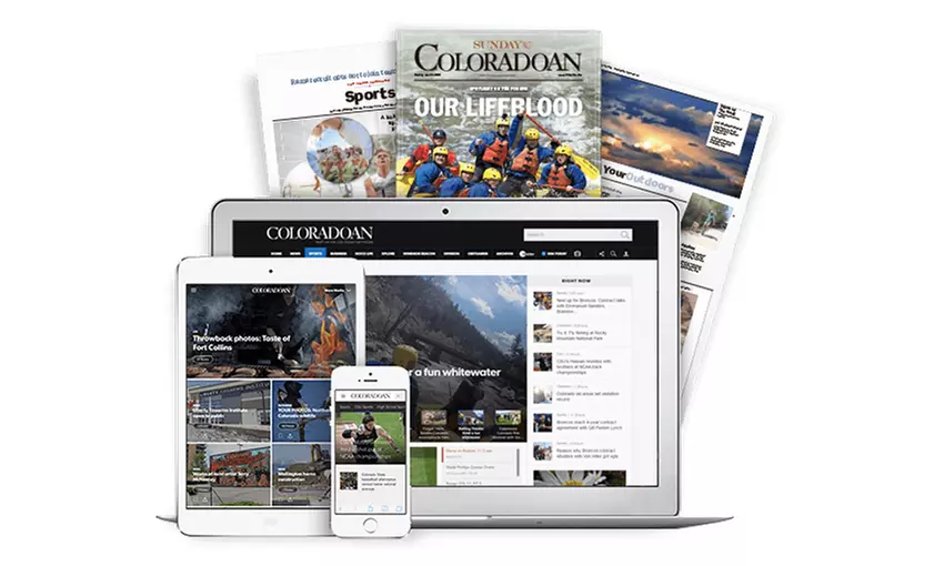 One 26 or 52-Week Sunday and Wednesday or Digital Newspaper Subscription to the Coloradoan (Up to 90% Off) - Primary Image